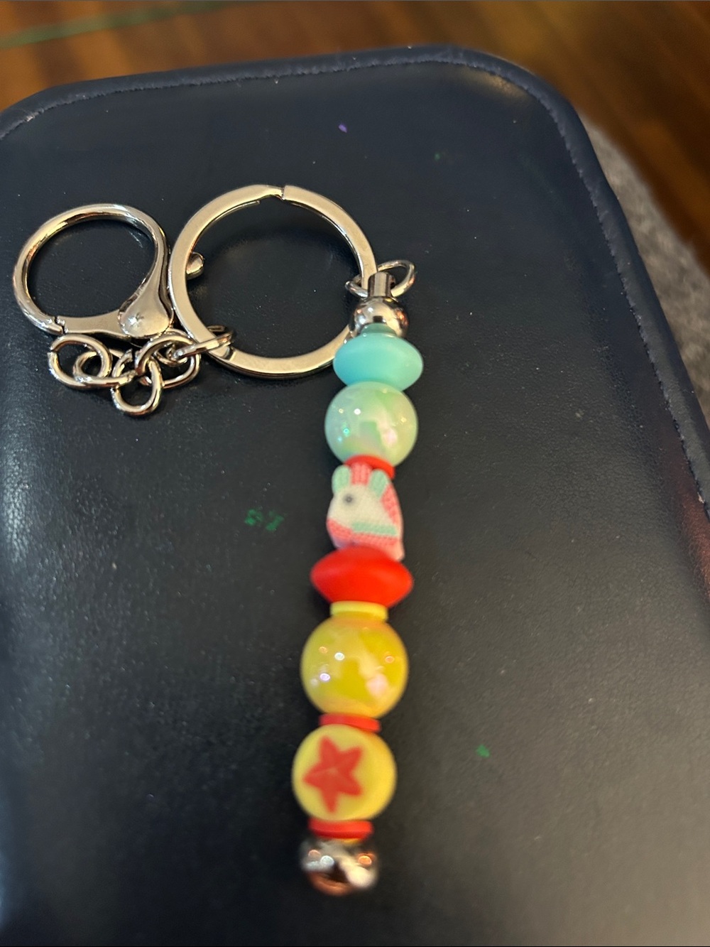 Beaded Multi-Color Keychain Charm - Picture 13 of 16